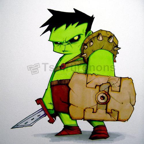 Hulk T-shirts Iron On Transfers N4530 - Click Image to Close